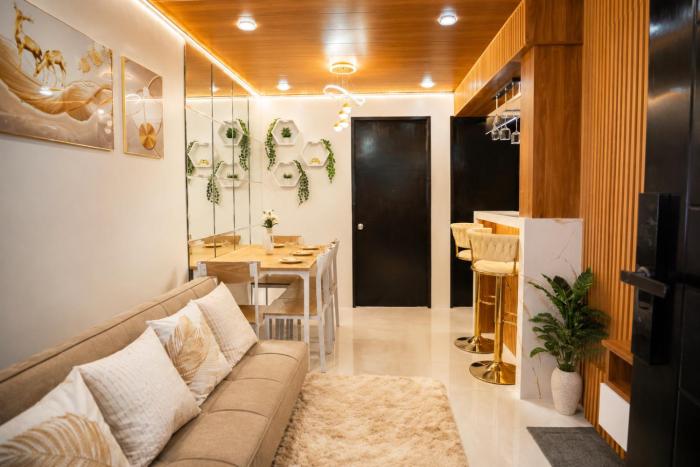 Heavens Homestay 2BR Cozy smart condo unit Near IT PARK