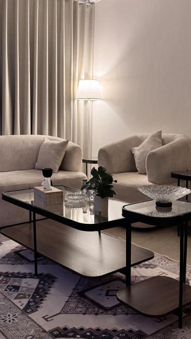 Apartment with self check-in and elegant living room