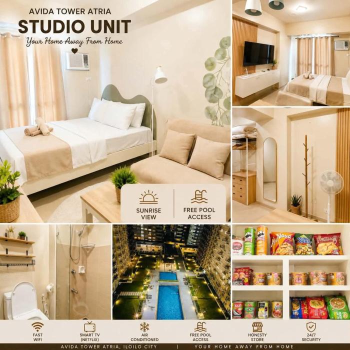 1422 Tower 4 Atria Iloilo Comfy, Central, Cozy