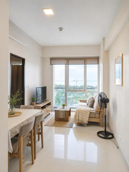 Newtown 8 Boulevard, Full Sea View, 1 Bedroom & Kitchen, Full Options, Mactan Newtown