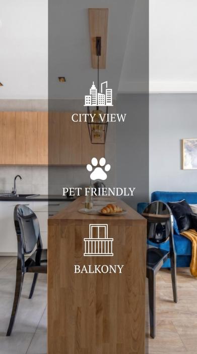 Central Apartments Lodz - City Center - Stylish and Cozy - G147A