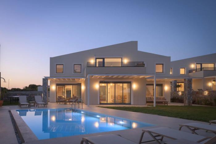 Pelagias Loft Villas Haroupi & Rodi with Private Heated Pools, 5 Walking Distance to the Beach