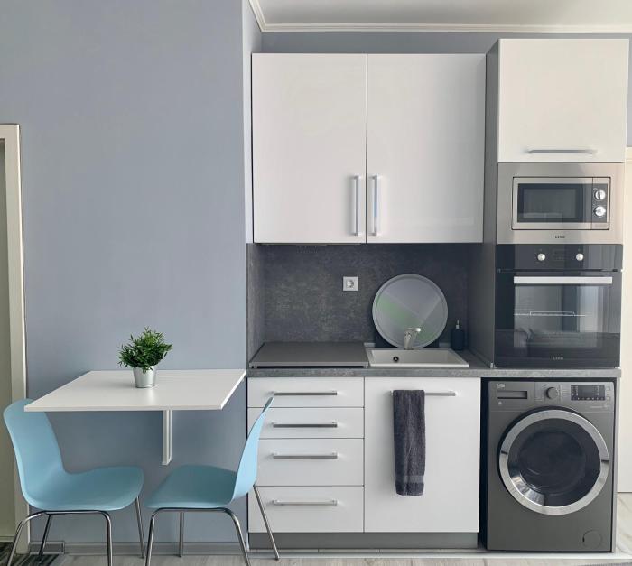 White and Blue apartment