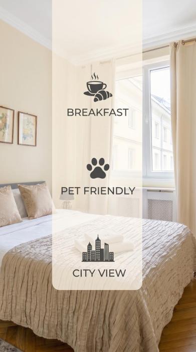 Family Apartment for 10 - Warsaw Old Town - Nowy Świat