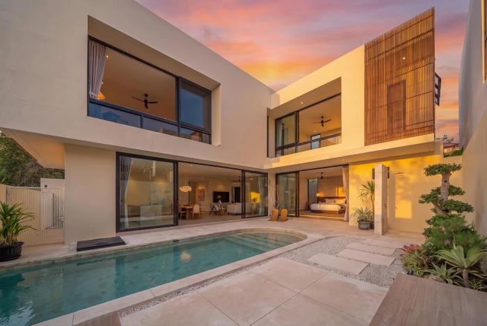 NAVA - Contemporary 3BR Villa, 10 Min Beach