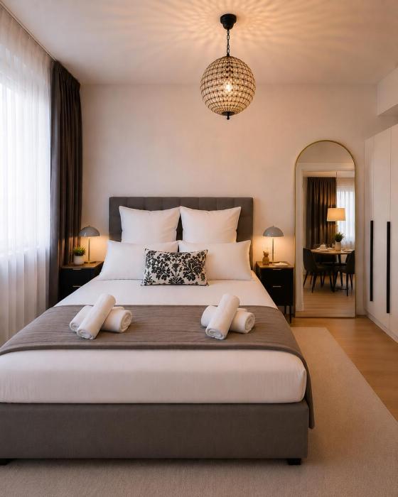 Zentrum Apartments Prime Location - Near Metro 24h Self Check-in, 65 Smart TV