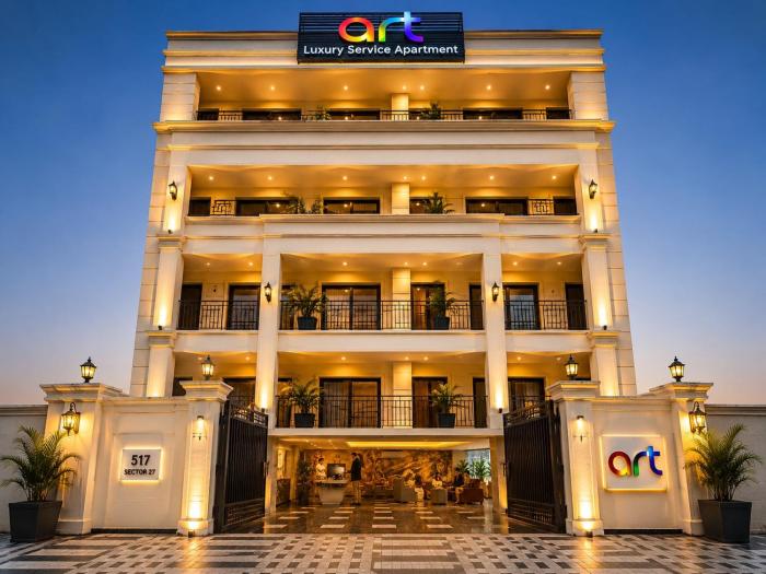 Art Luxury Service Apartment Golf Course Road