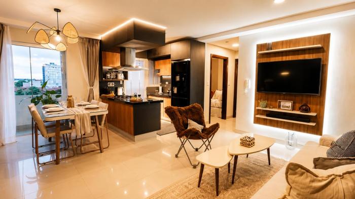Equipetrol Executive Residence - Amplio y luminoso - 2 Camas King & 2 Dormitorios & 2 Baños
