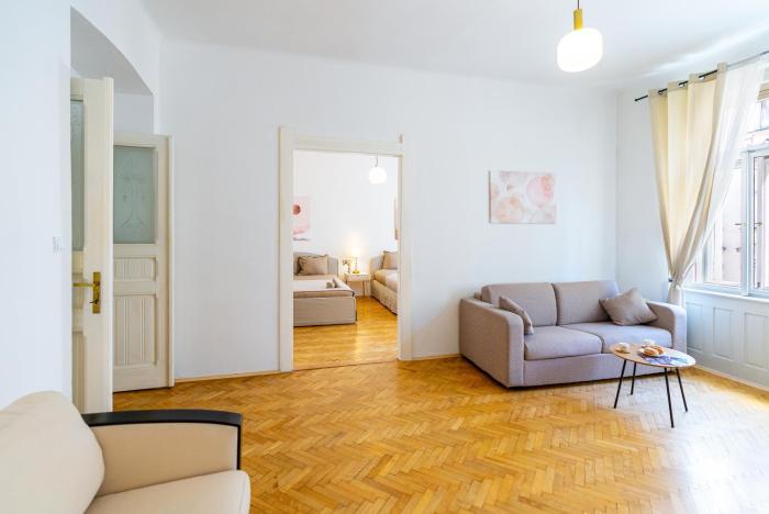 Spacious Apartment near Dancing House & Wenceslas Square