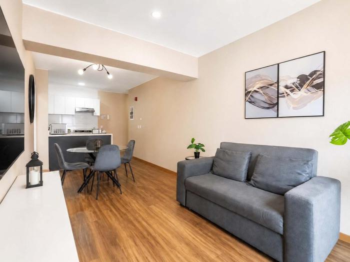 stylish flat 711 in the hearth of miraflores