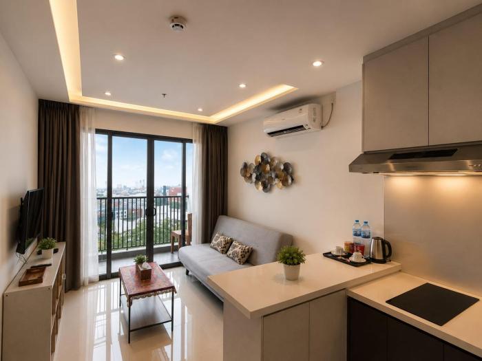 BRIGHTSTAY ONEBR HARBOURBAY R BALCONY 1MIN TO FERRy