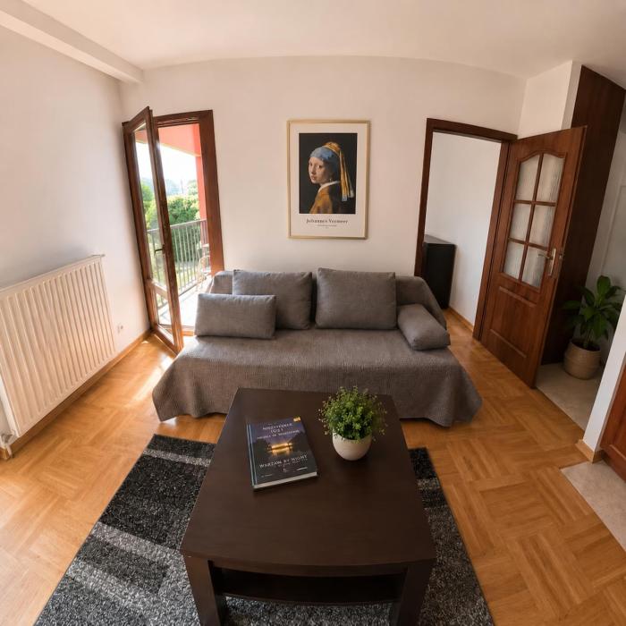 Parking & Metro Modern Żoliborz Apartment