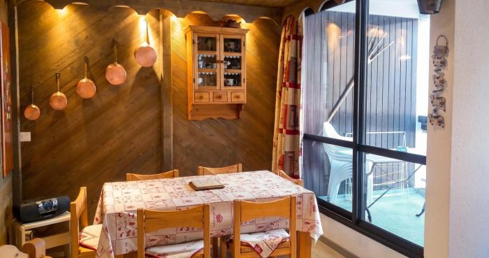 Appartement confortable Les Belleville 40 m² avec vue montagne