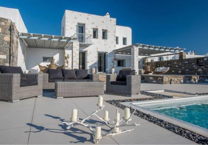 Luxury Paros Villas De Luxe Villa 4 Bedrooms Sea View & Sea Access