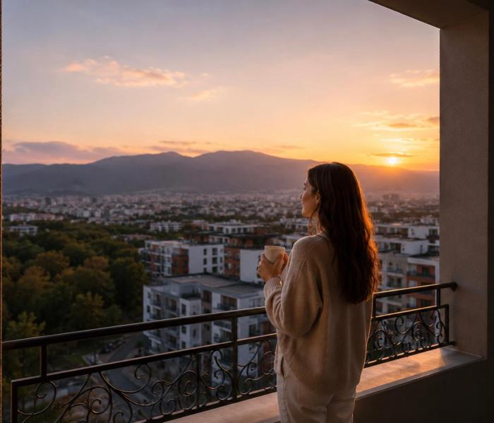 1 BDR apartment 1 BTHR Free private parking Paradise mall Mountain view High floor