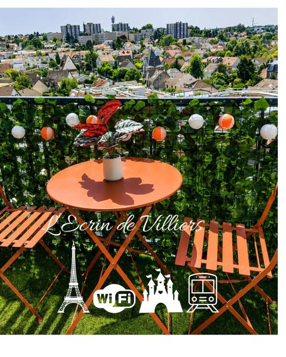 LEcrin de Villiers, vue sur la tour Eiffel, entre Paris & Disney, Accor Arena