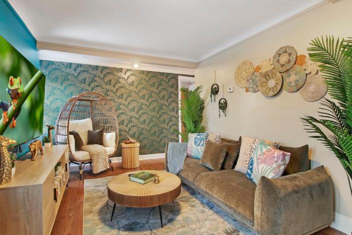Elmwood Park Jungle Oasis with 2 Car Garage Near Downtown