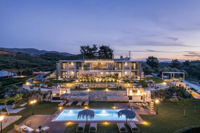 Luxury Villa Olivenest with Private Heated Pool, Hot Tub & Sauna