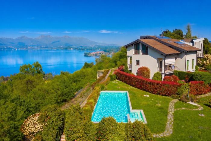 Aquavista Pool and Lake Maggiore View - Happy Rentals
