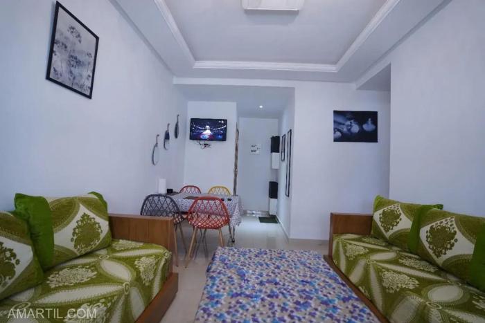 Charming 2-Bedroom Apartment with Ocean Views in Martil