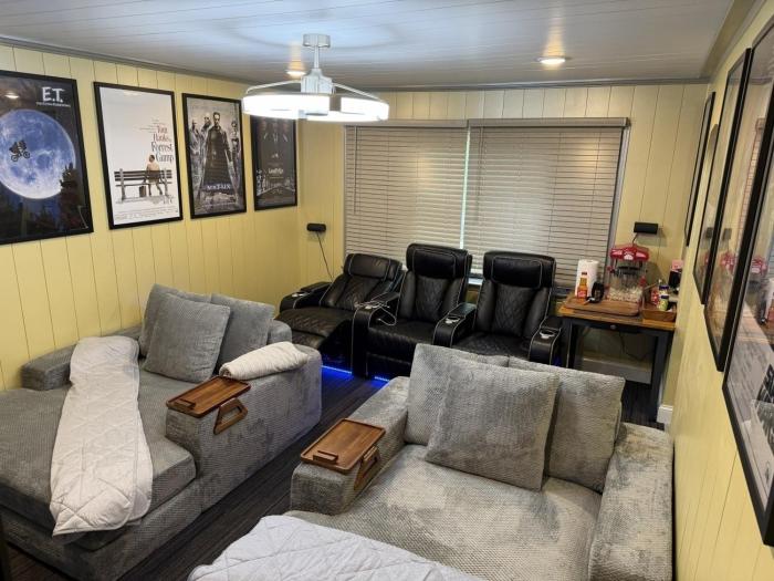 Hot Tub and Home Theatre in the Hood