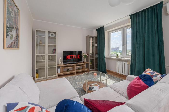 Lumina I 3-room Apart with Parking & Balcony I AC I near PGE Narodowy