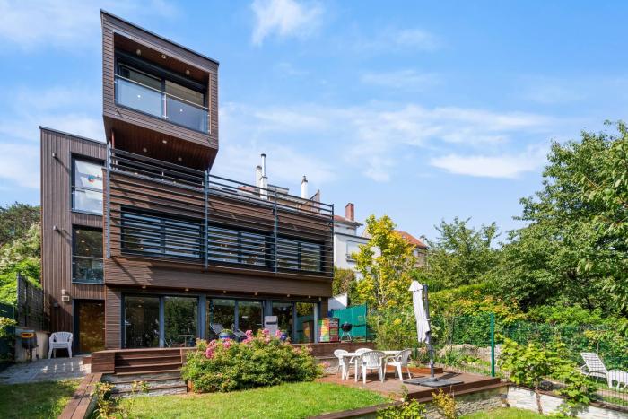 Villa 5 étoiles avec piscine intérieure et vue Tour Eiffel