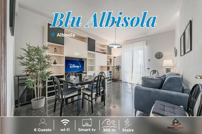Blu Albisola - Sea 300m - Family - Free WiFi