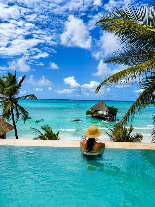 Villa Duara Zanzibar Rooftop Infinity Pool The Rock View