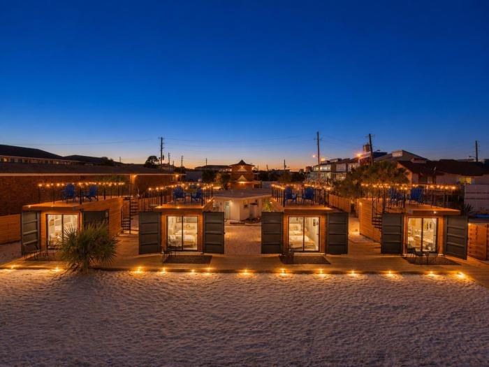 Tiny Beach Boardwalk Bungalow D | Rooftop Retreat