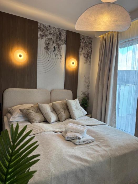 Family & Business Apartments Sky TOWER - PREMIUM SPA - 2 Bedroom with Private Sauna and Jacuzzi, PARKING, Beautiful spacious terrace