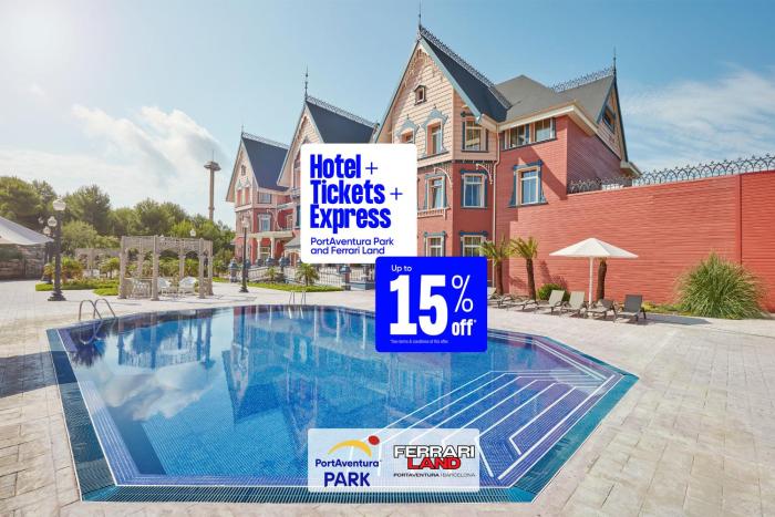 PortAventura Hotel Lucys Mansion - Includes unlimited access & Express wristband to PortAventura Park & Ferrari Land