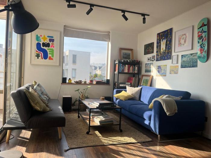 Depto boutique, vista al mar, piscina y chimenea