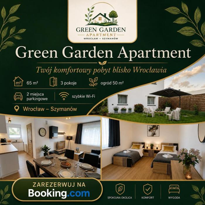 Green Garden Apartment Wrocław - Szymanów
