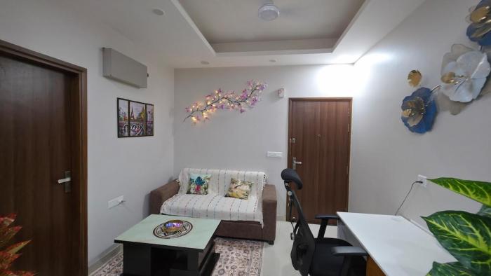 Qafila Stays- Cosy 1 BHK studio appartment