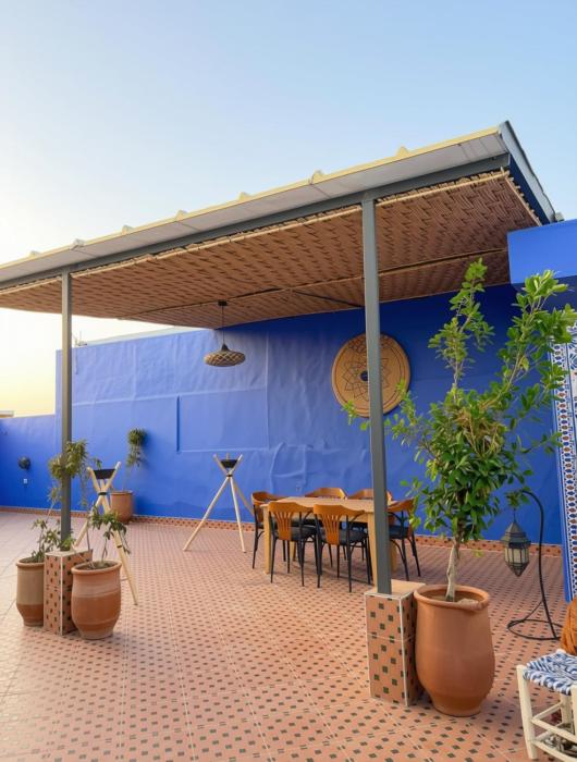3BR Authentic Moroccan Apt IPTV & Terrace
