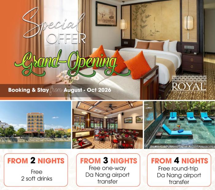 Royal Riverside Hoi An Hotel-Newly Renovated & Reopened
