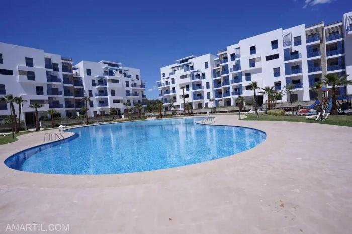Charming 1-Bedroom Apartment in Martil with pool