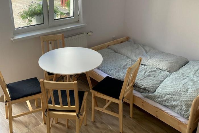 Comfortable 4-person room with kitchenette