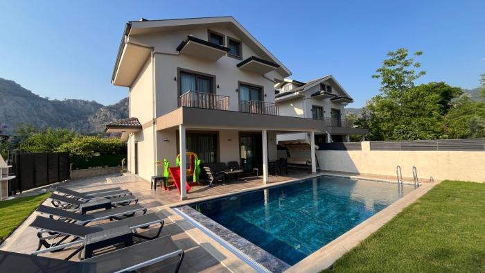 Modern Villa with Private Pool in Göcek Center