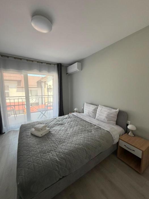 Casa Sabo Sannicoara Cluj Airport Area 2 room gray apartment