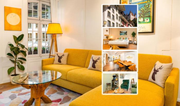 120m2 l Golden Castle Loft l Old Town l Thun