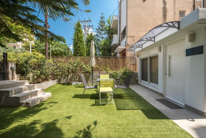 Brand New Modern Studio in Faliro - Private garden