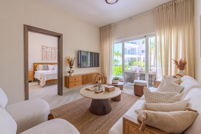 New 3BR-Beach front Playa Coral D12
