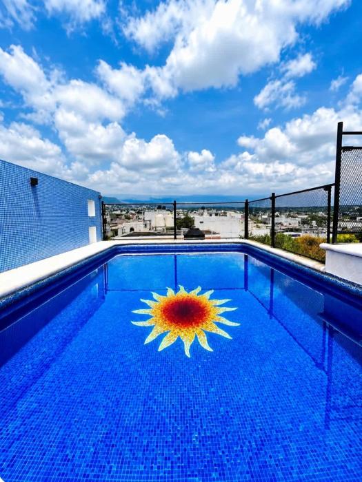 Bonita casa Familiar con Alberca Jacuzzi & Rooftop