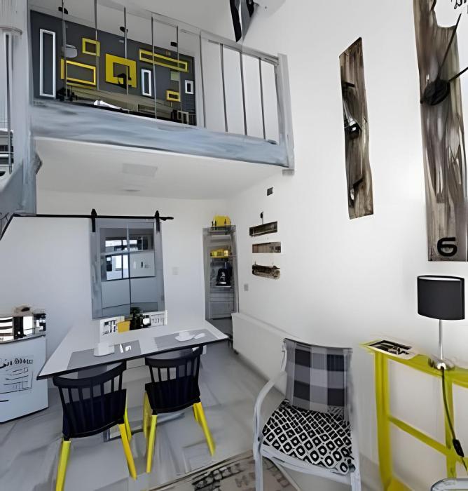 1 Loft cómodo + Wifi+ calefacción central