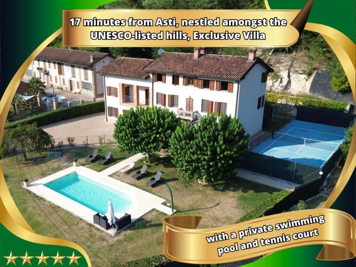 Exclusive Villa with Swimming Pool and Tennis Area