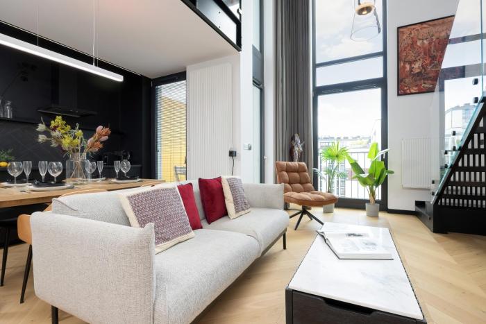 Żoliborz LUX Apartment with Parking and Balcony by Renters Prestige