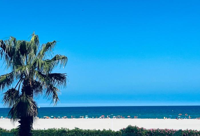 Bleu indigo - T3- Terrasse- Vue mer et montagne - Piscine - Clim- Wifi -Parking