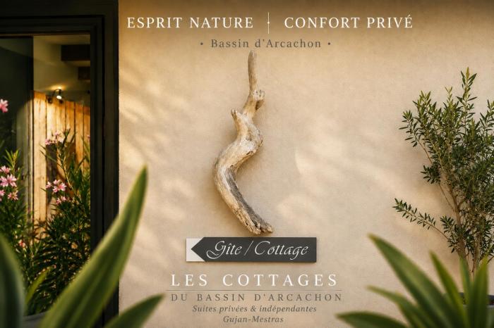 Les Cottages du Bassin dArcachon -Proche Parc Ornithologique-Dune du Pilat- Clim- Parking privé